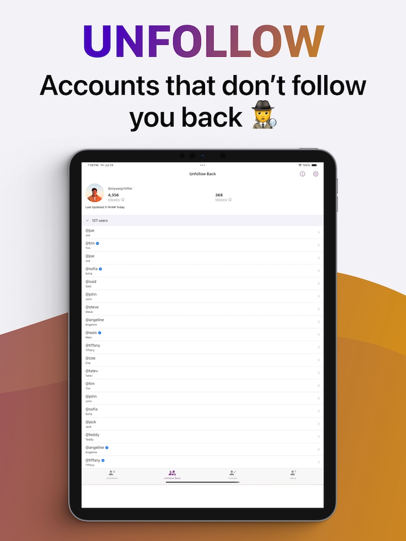 Unfollow Tracker for Instagram