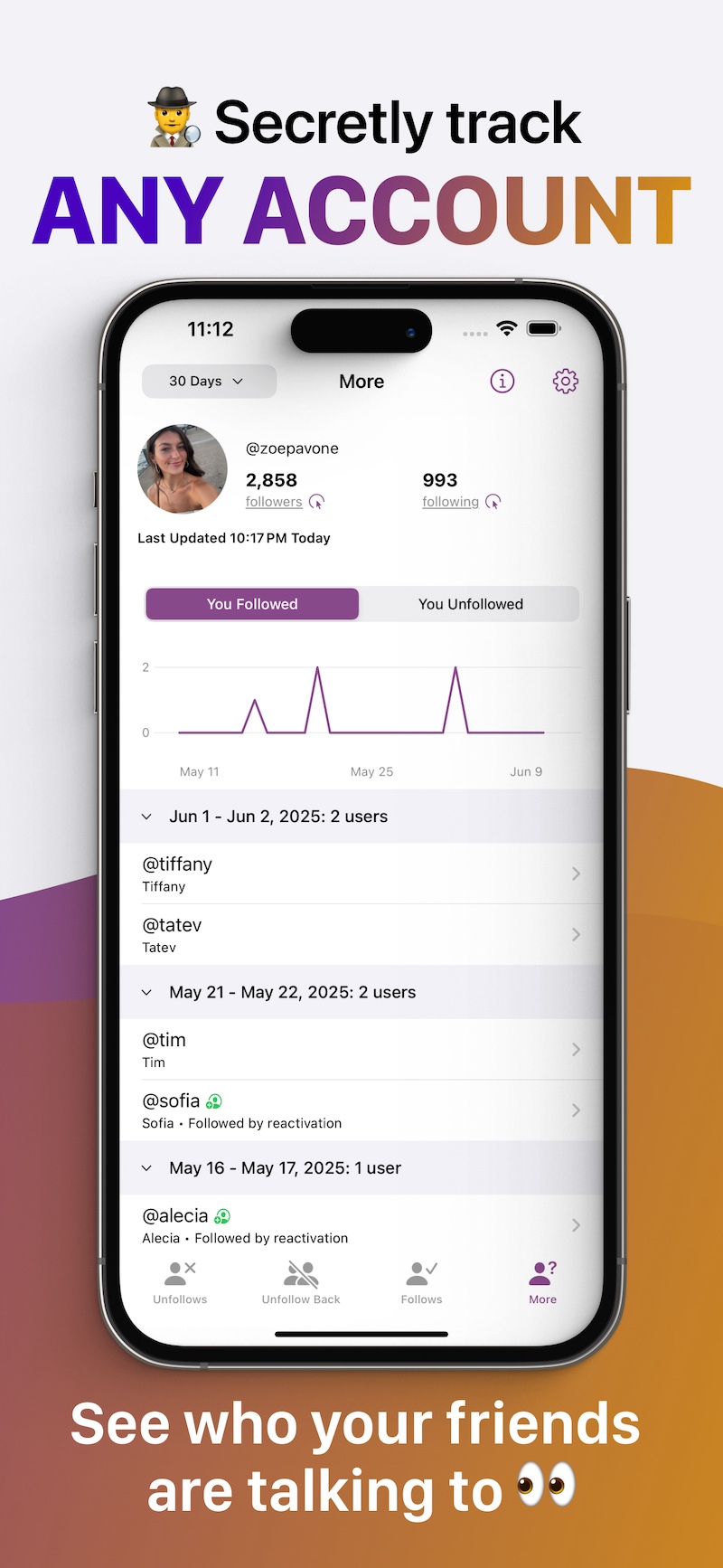 Instagram Followers Tracker